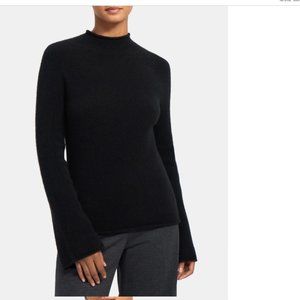 Theory Seamless Pullover in Cloud Wool sweater in black